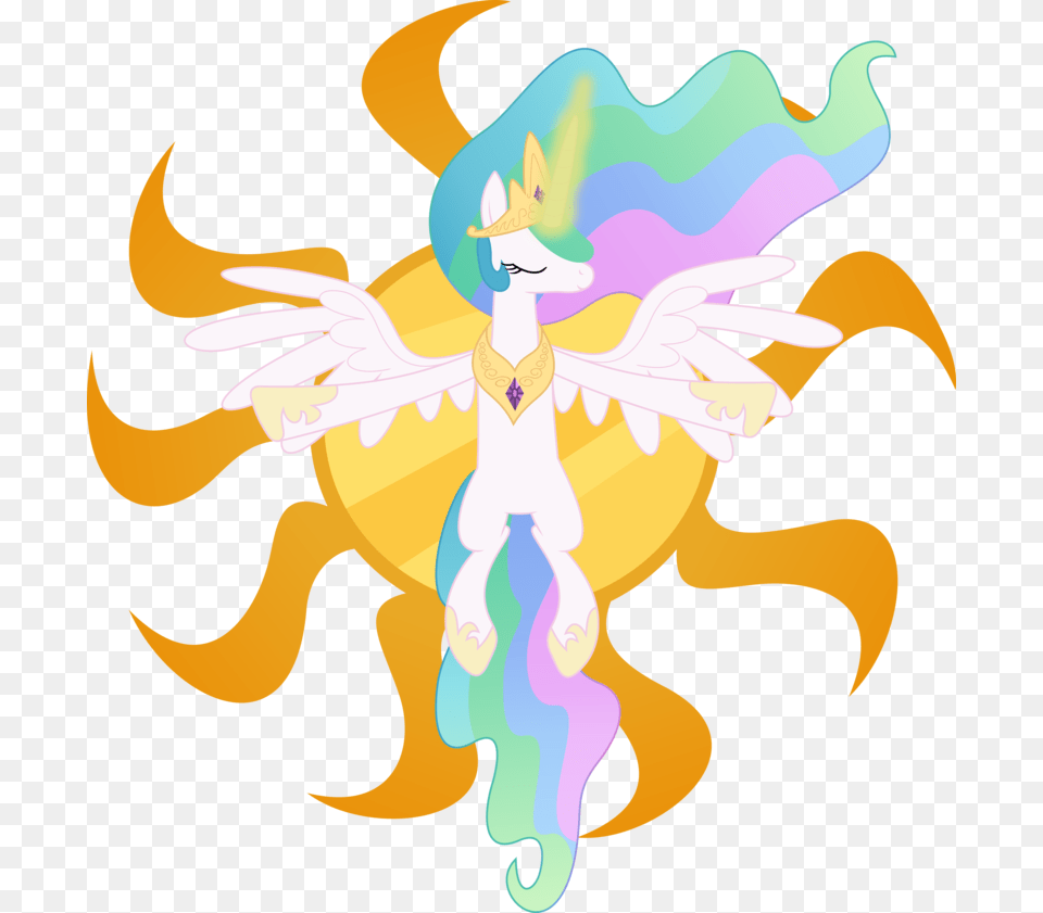 Rising Sun Clipart Princess Celestia And Sun, Baby, Person, Art, Graphics Free Transparent Png