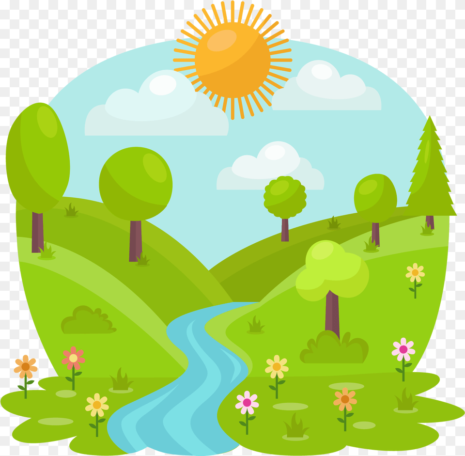 River Clipart, Art, Graphics, Green, Painting Free Transparent Png