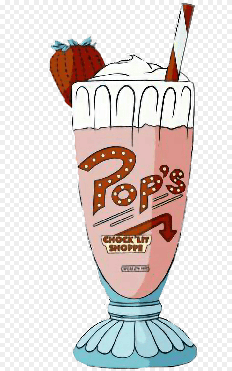 Transparent Riverdale Pops Chocklit Shoppe Milkshake, Beverage, Milk, Juice, Smoothie Free Png Download