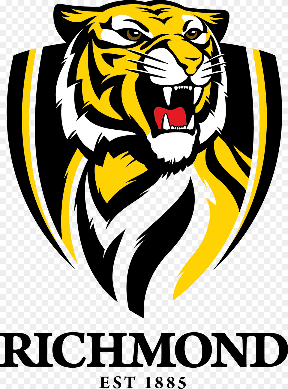 Transparent Roaring Tiger Richmond Football Club Logo, Person, Face, Head Free Png Download