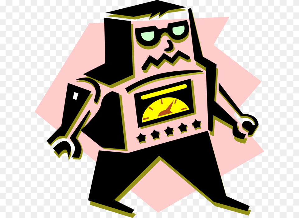 Transparent Robot Vector Cartoon Free Png Download