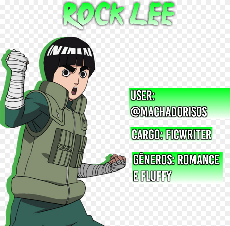 Transparent Rock Lee Rock Lee And Sakura, Baby, Person, Advertisement, Poster Free Png