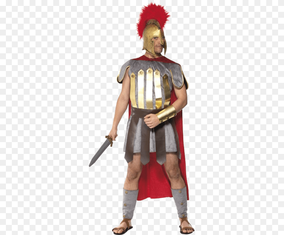Roman Helmet Ancient Roman Soldier, Person, Clothing, Costume, Weapon Free Transparent Png