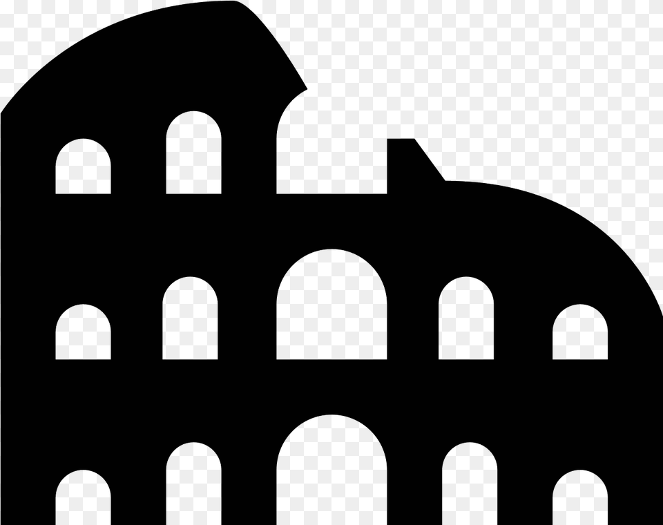 Roman Pillars, Gray Free Transparent Png