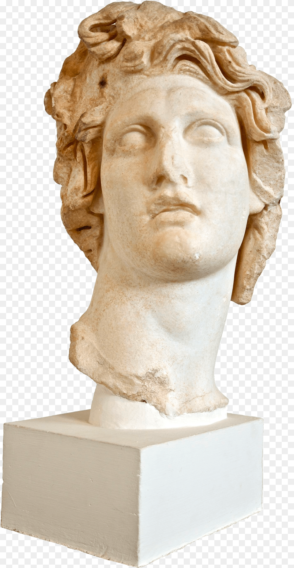 Transparent Roman Statue Clipart Statue Vaporwave, Art, Adult, Face, Head Free Png