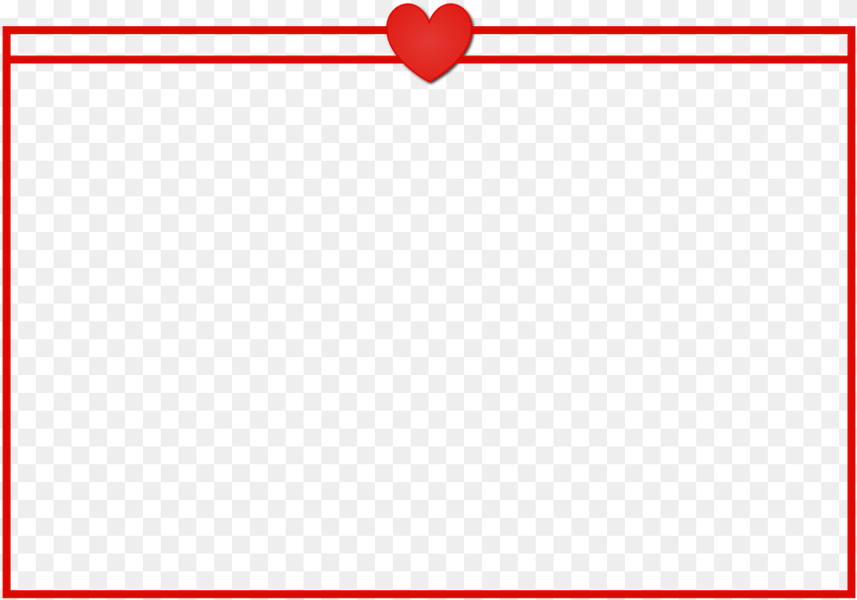 Romantic Love Frames Heart, Blackboard Free Transparent Png