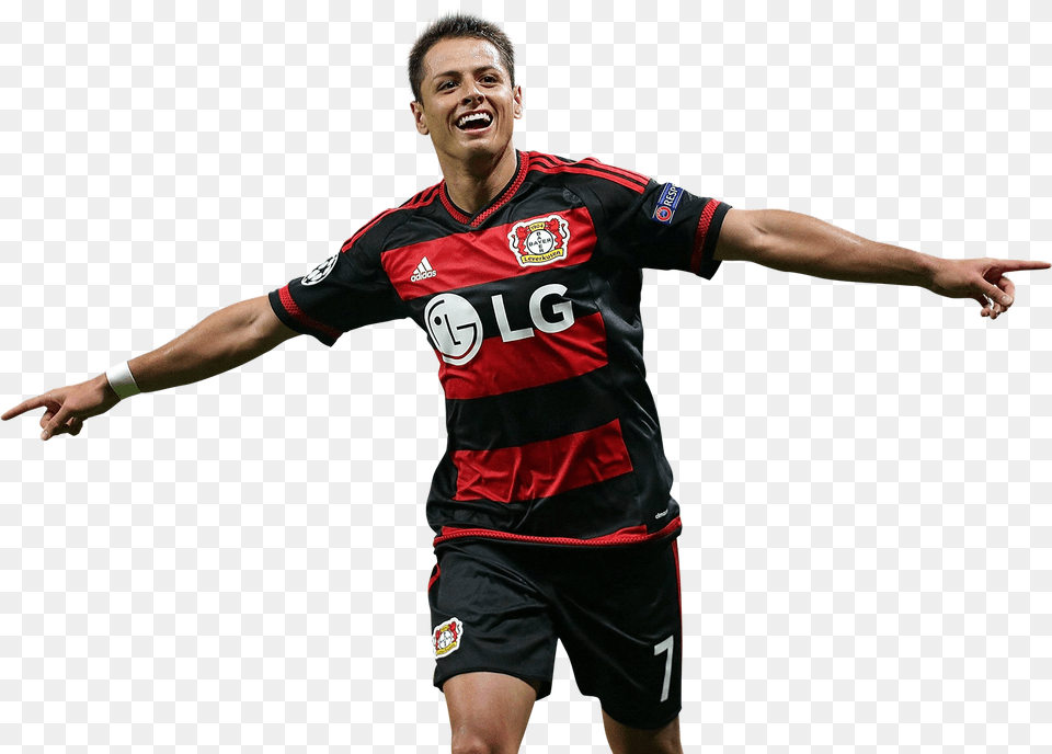 Transparent Ronaldo Javier Hernandez Leverkusen, Head, Shirt, Clothing, Face Png