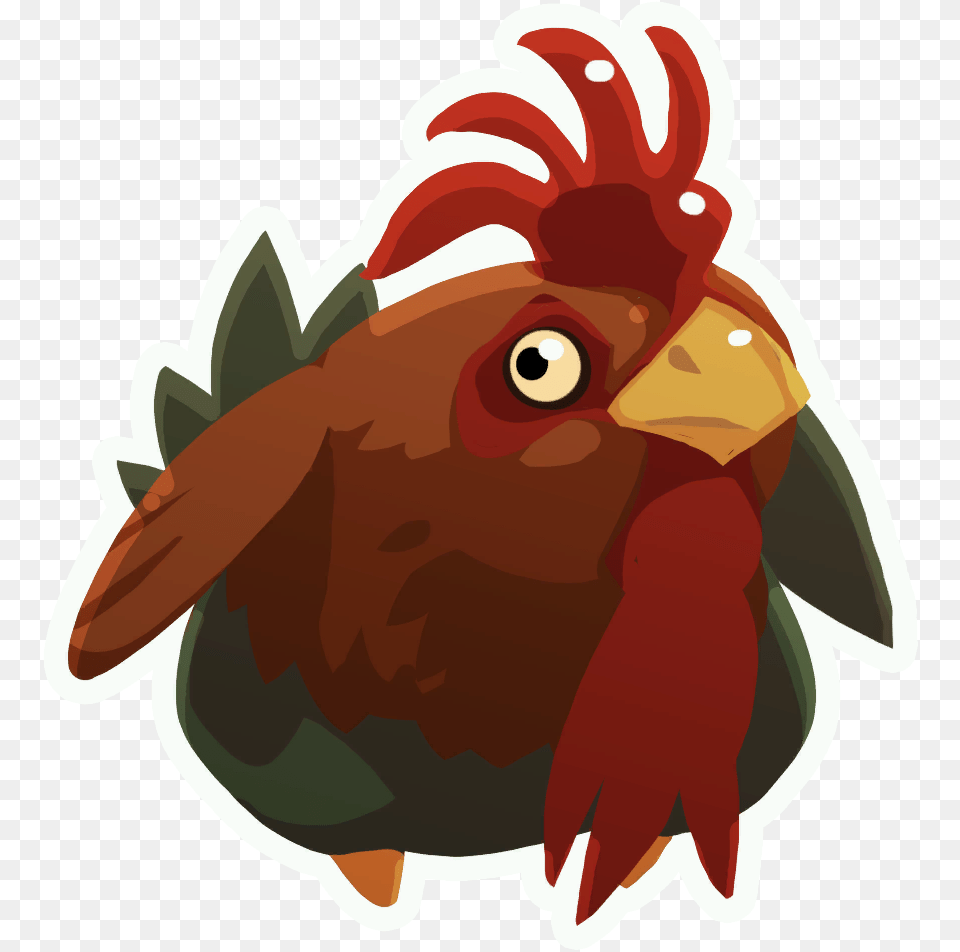 Transparent Roosters Clipart Slime Rancher Hen Hen, Animal, Baby, Person, Beak Free Png