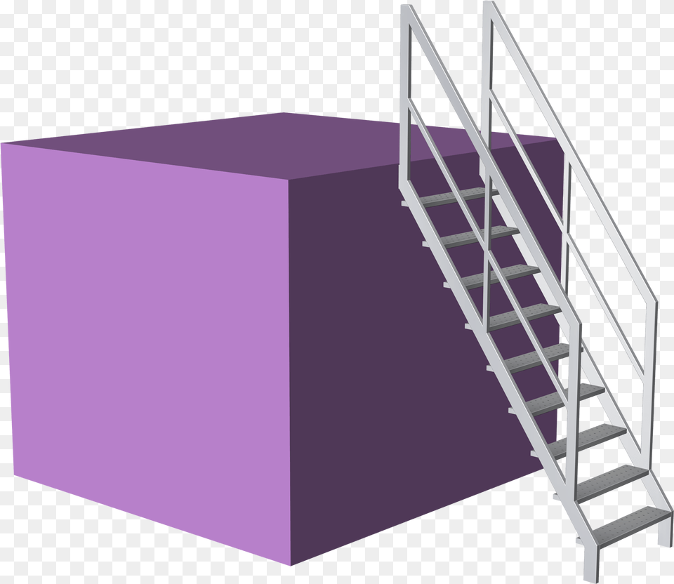 Transparent Rope Ladder Stairs, Architecture, Building, Handrail, House Free Png Download