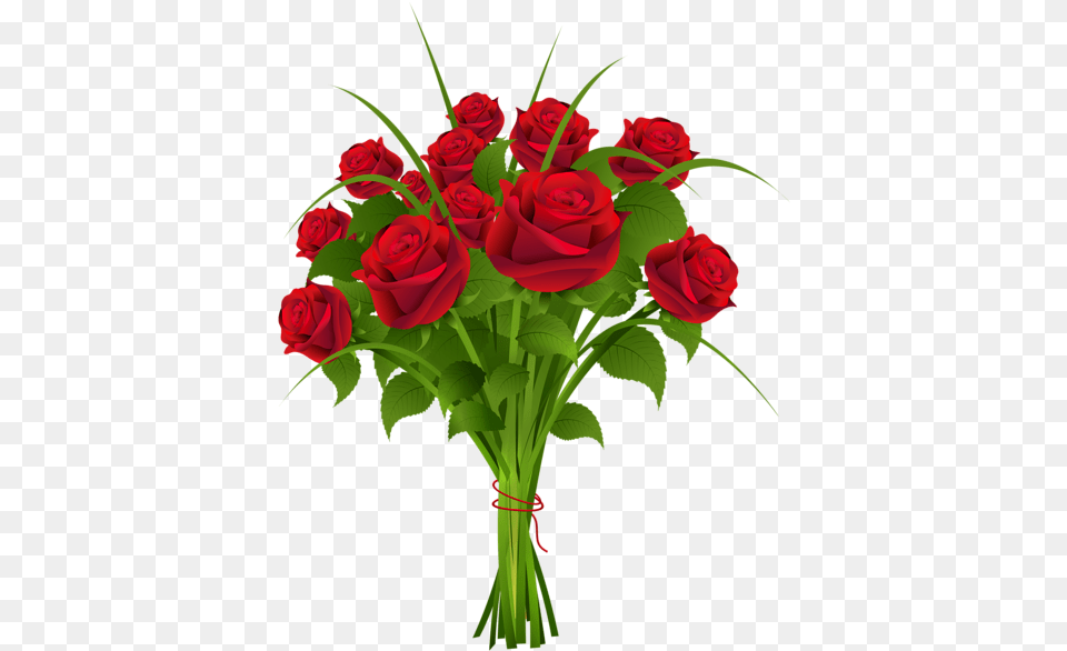 Transparent Rose Bouqet Red Clipart Image Flower Flowers, Flower Arrangement, Flower Bouquet, Plant, Pattern Free Png Download