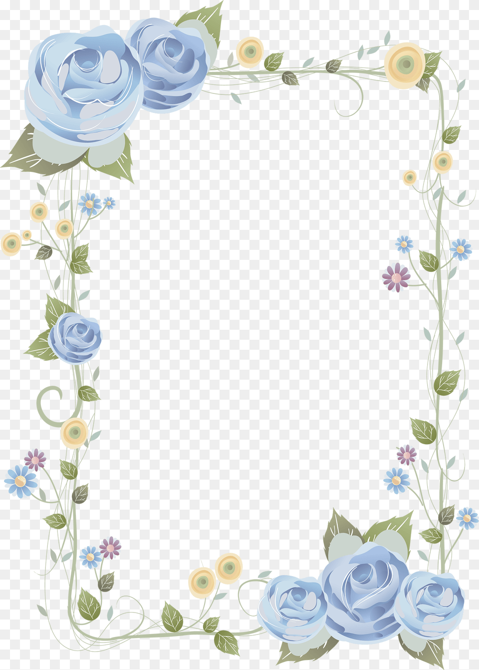 Transparent Rose Frame Clipart, Art, Floral Design, Flower, Graphics Png Image