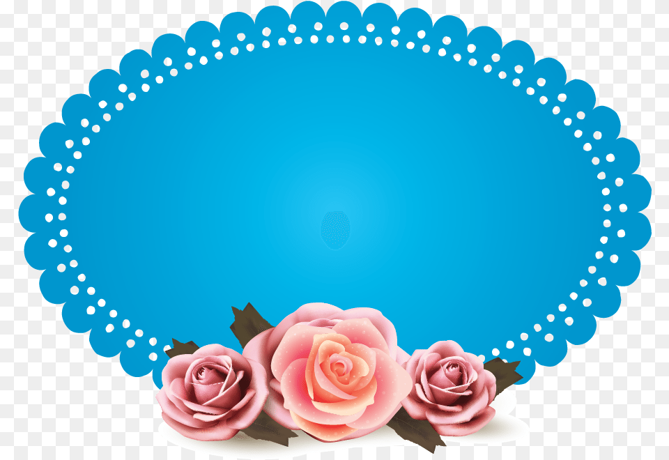 Transparent Rose Frame Desain Logo Online Shop Gratis, Flower, Plant, Art, Graphics Free Png