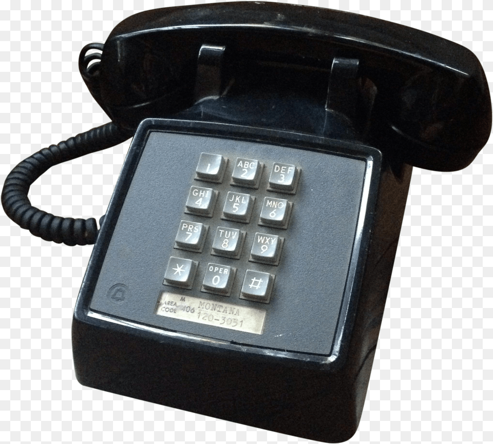 Transparent Rotary Phone Clipart Black Push Button Phone, Electronics, Dial Telephone Png Image