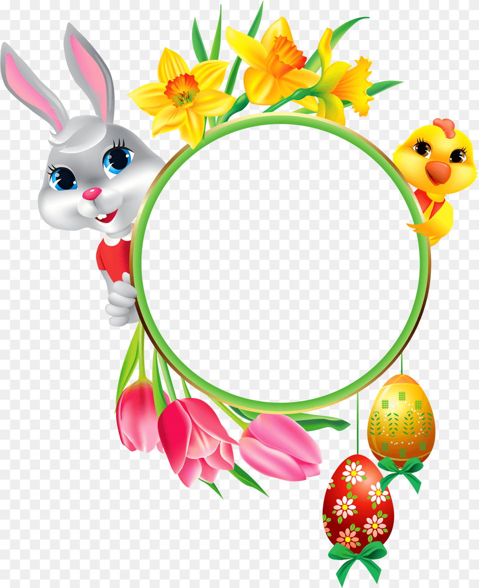 Round Flower Clipart Easter Frame Clip Art, Egg, Food, Photography Free Transparent Png