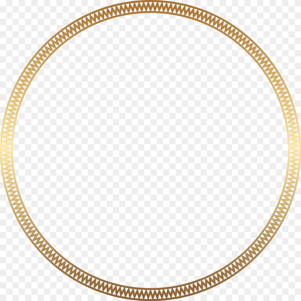 Transparent Round Gold Frame, Oval, Home Decor Free Png Download