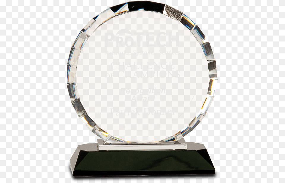 Transparent Round Stamp Crystal Award Catalogue, Trophy Png