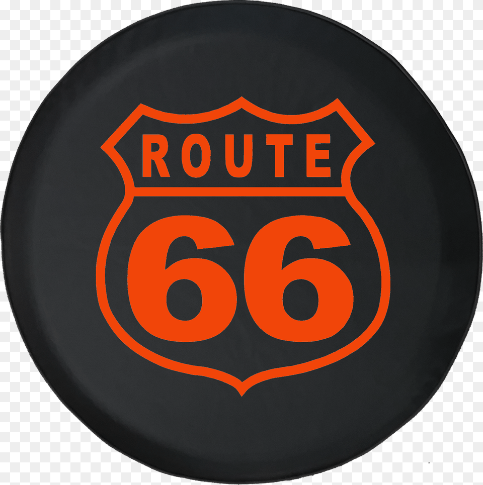 Route 66 Circle, Badge, Logo, Symbol, Plate Free Transparent Png