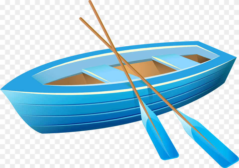 Transparent Row Boat Boat Clipart, Oars, Dinghy, Transportation, Vehicle Free Png Download