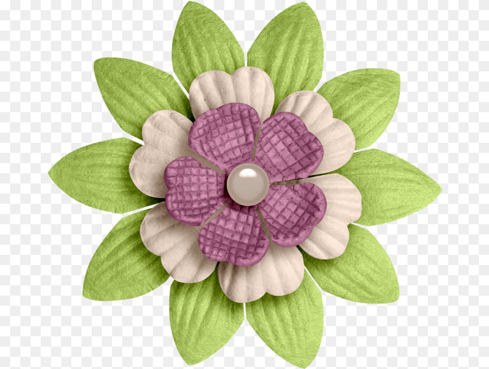 Transparent Row Of Flowers Clipart Scrapbook Flowers, Accessories, Brooch, Dahlia, Flower Png