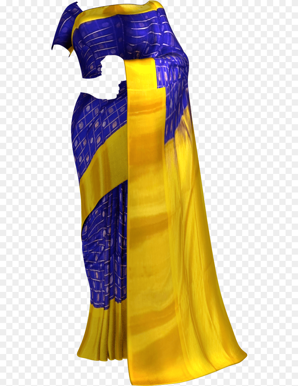 Transparent Royal Border Sari, Silk, Adult, Female, Person Free Png