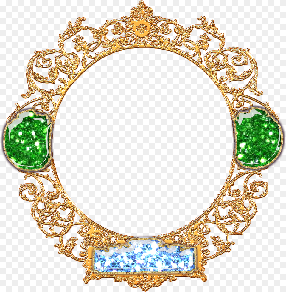 Transparent Royal Frame Royal Photo Frames, Accessories, Jewelry, Gemstone, Emerald Free Png Download