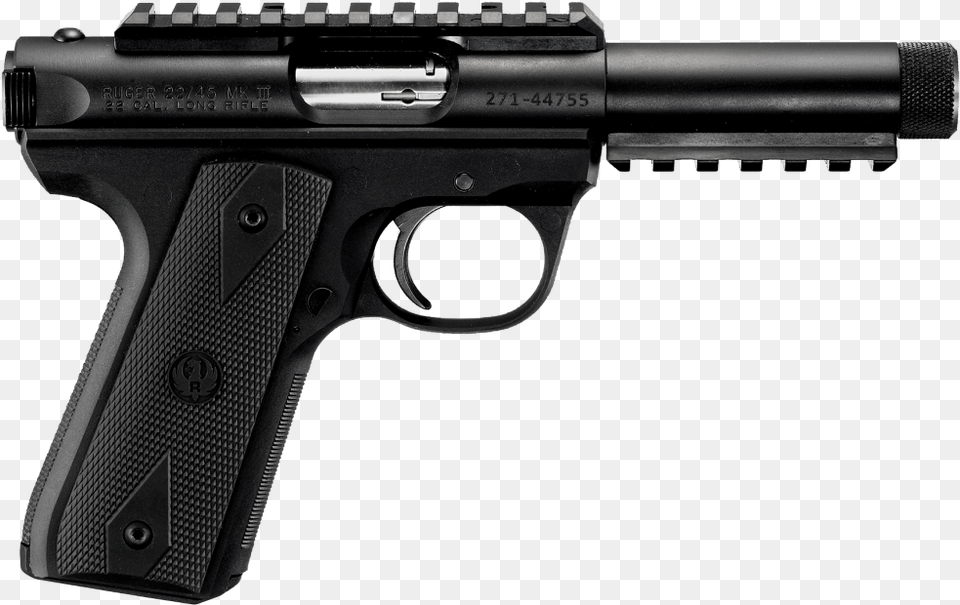 Transparent Ruger Ruger 22, Firearm, Gun, Handgun, Weapon Free Png Download