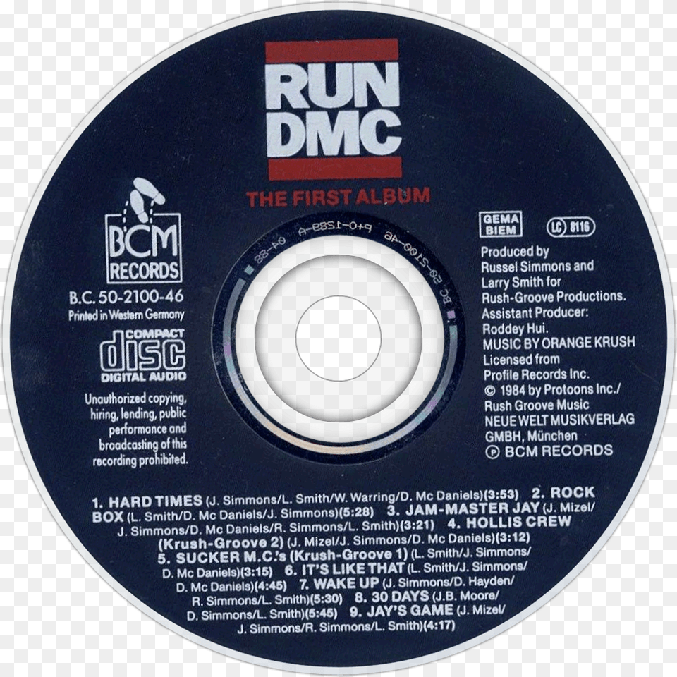 Transparent Run Dmc Run Dmc Record, Disk, Dvd Free Png