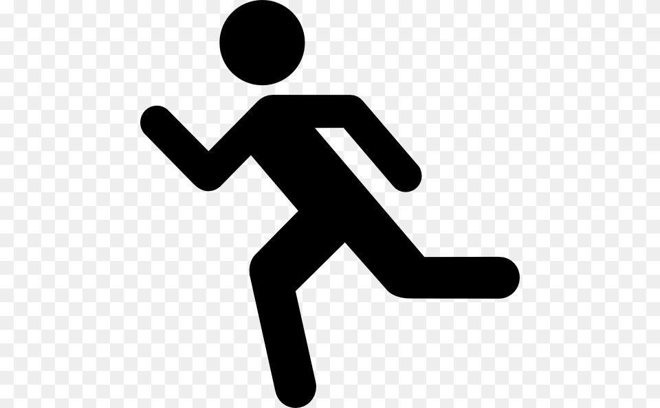 Transparent Running Clipart No Background, Sign, Symbol, Silhouette, Appliance Free Png Download