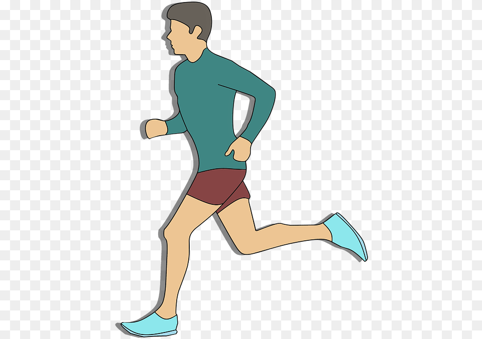 Transparent Running Legs Cartoon Running, Adult, Shorts, Person, Man Png Image