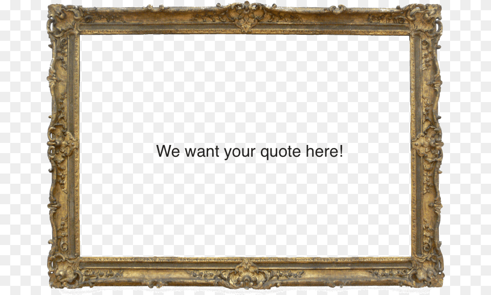 Transparent Rustic Border Empty Frame, Blackboard Png