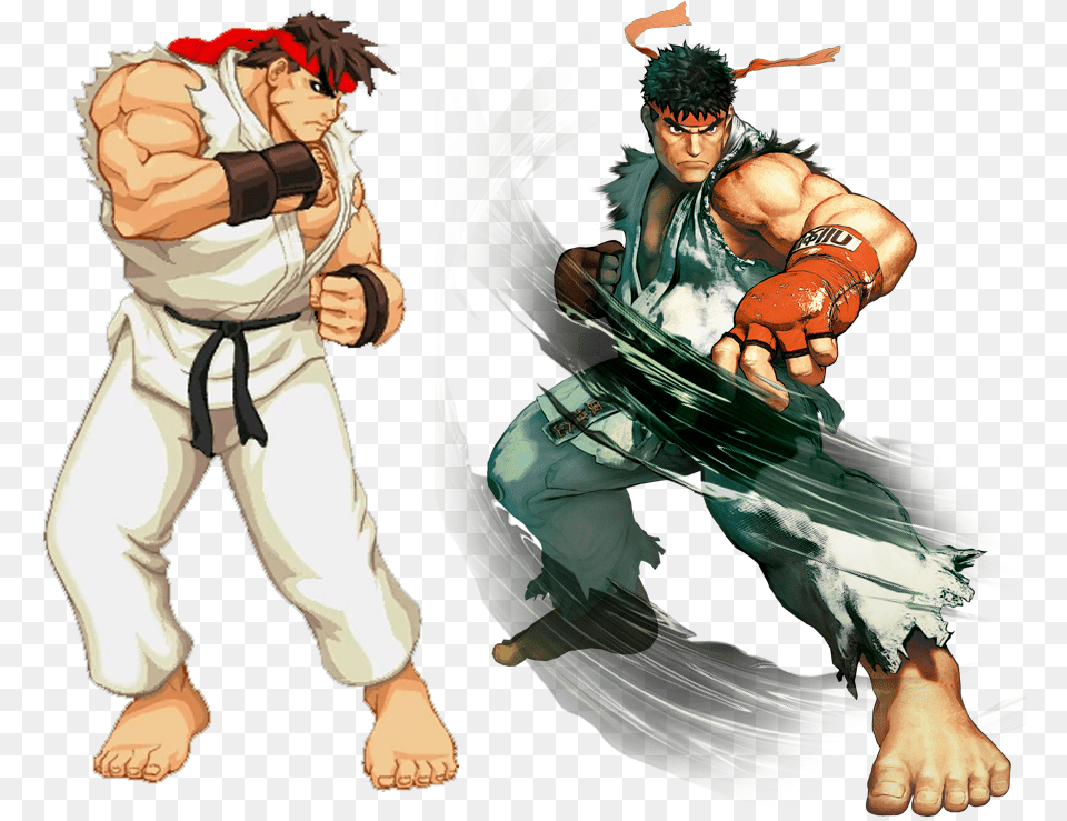 Ryu Street Fighter Gif, Adult, Person, Man, Male Free Transparent Png