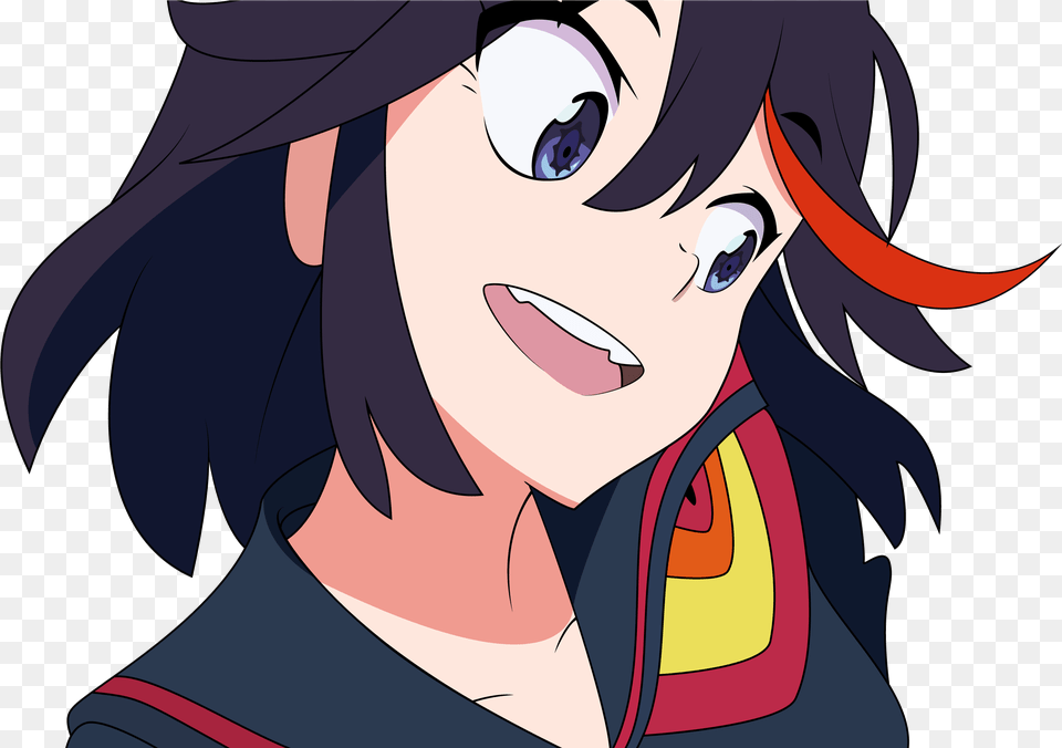 Transparent Ryuko Matoi Ryuko Kill La Kill Smile, Book, Comics, Person, Publication Png