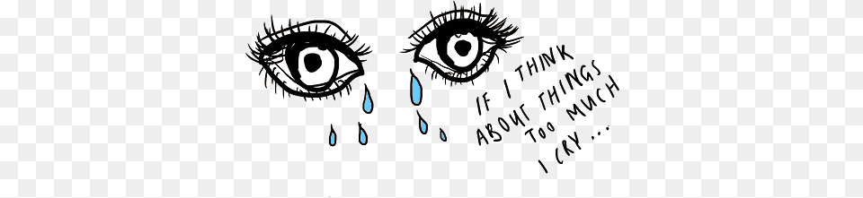 Transparent Sad Cry Crying Transparent, Art, Drawing, Text Free Png Download