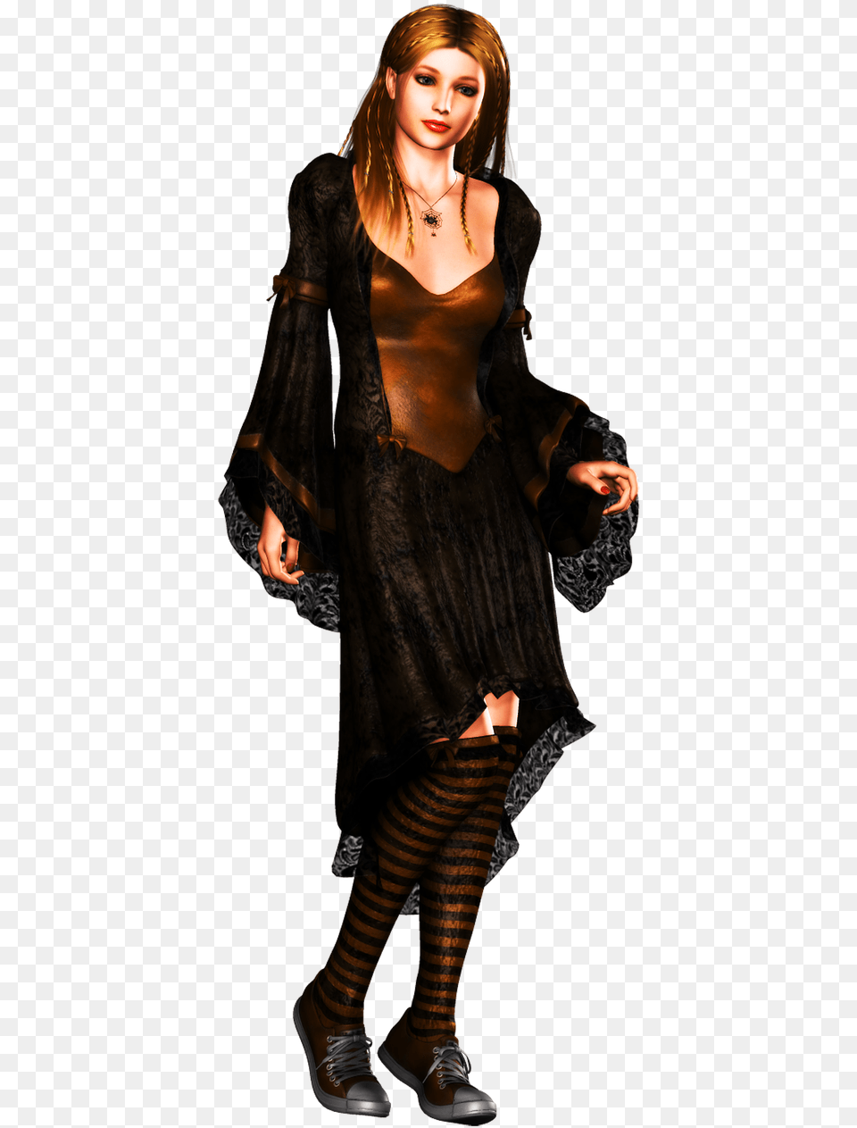 Transparent Sad Girl Halloween Girl, Adult, Sleeve, Person, Long Sleeve Png Image