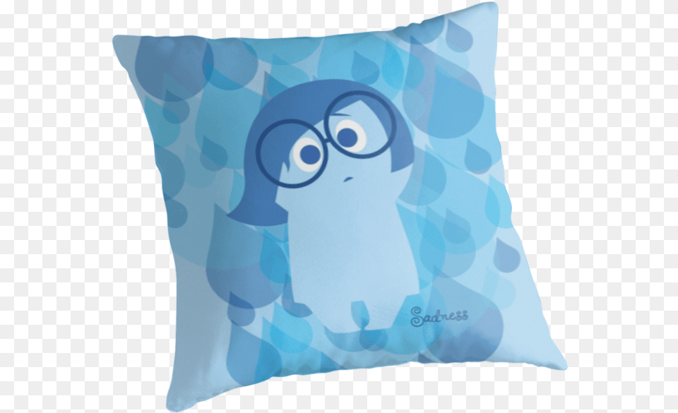 Transparent Sadness Inside Out Cushion, Home Decor, Pillow, Baby, Person Png