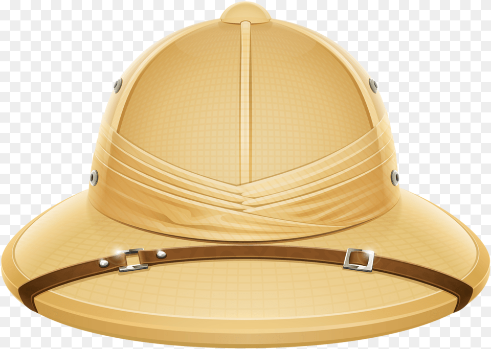 Transparent Safari Hat Pith Helmet Clipart, Clothing, Hardhat, Chandelier, Lamp Png Image