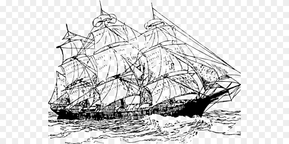 Transparent Sailing Ship Clipart Transparent Sailing Ship, Art, Drawing Free Png Download