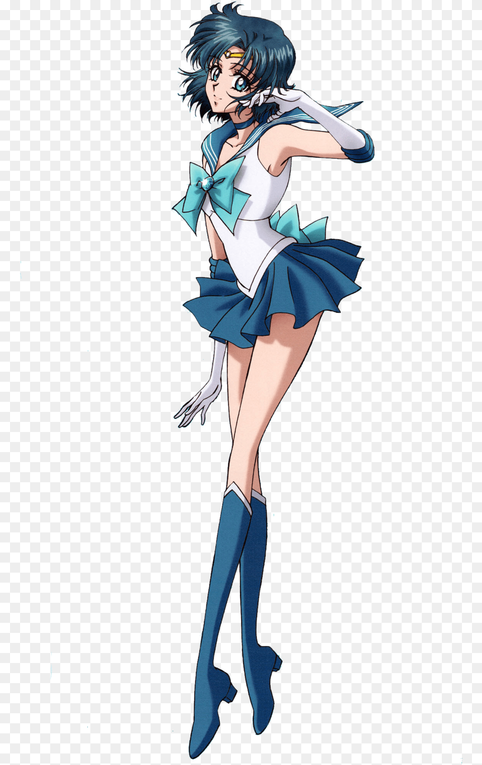 Transparent Sailor Mercury Crystal, Book, Comics, Publication, Person Free Png