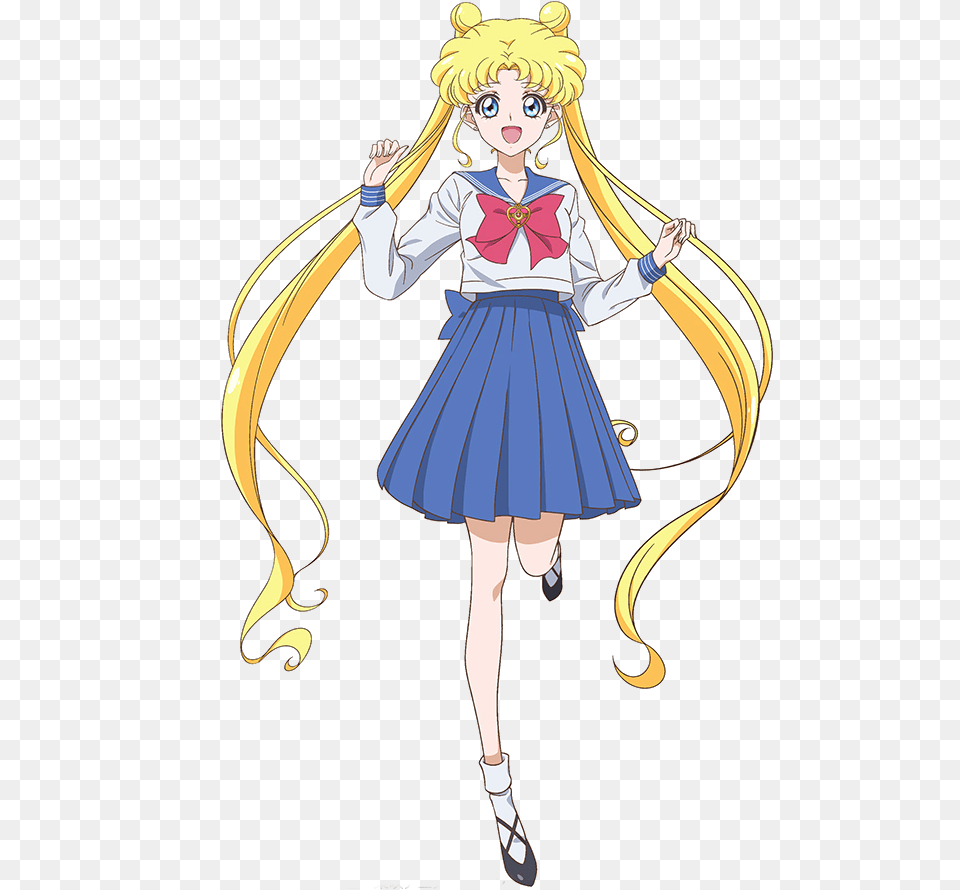 Sailor Moon Clipart, Book, Publication, Comics, Female Free Transparent Png