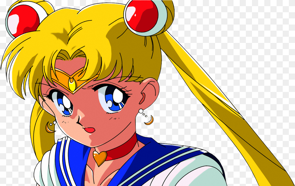 Transparent Sailor Moon Clipart Sailor Moon S Usagi Tsukino, Person, Book, Comics, Publication Png Image