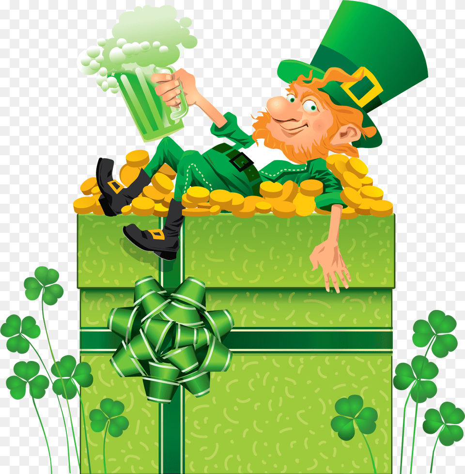Saint Patrick S Day Leprechaun St Patrick, Green Free Transparent Png