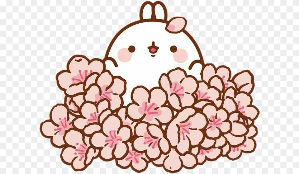 Transparent Sakura Tree Cute Molang, Flower, Plant Free Png Download