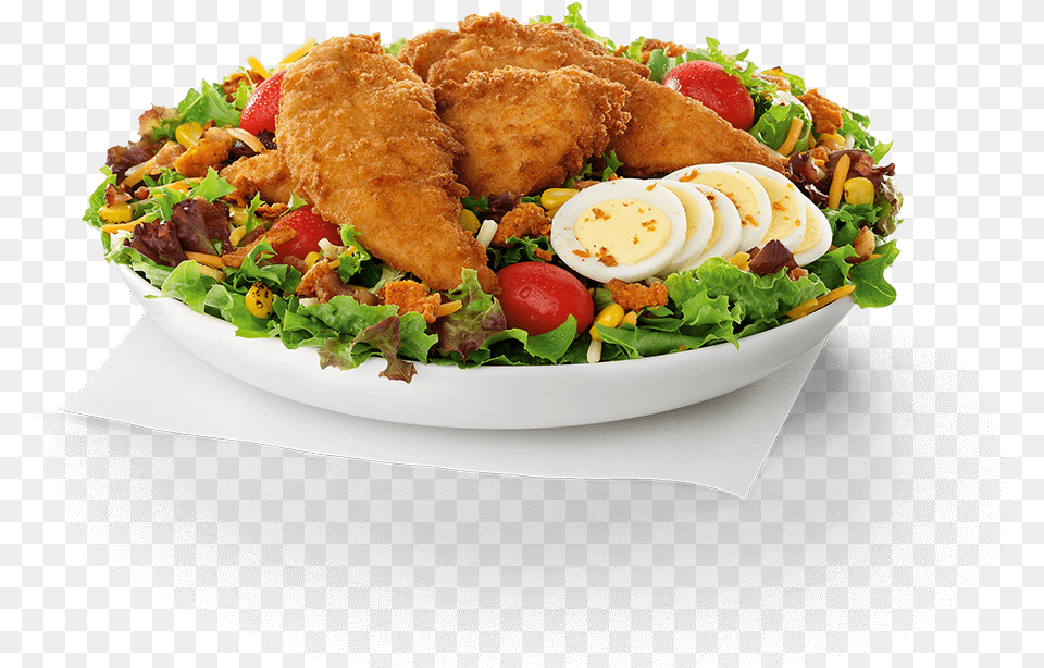 Salads Clipart Chick Fil A Honey Peppercorn Salad, Dish, Food, Lunch, Meal Free Transparent Png