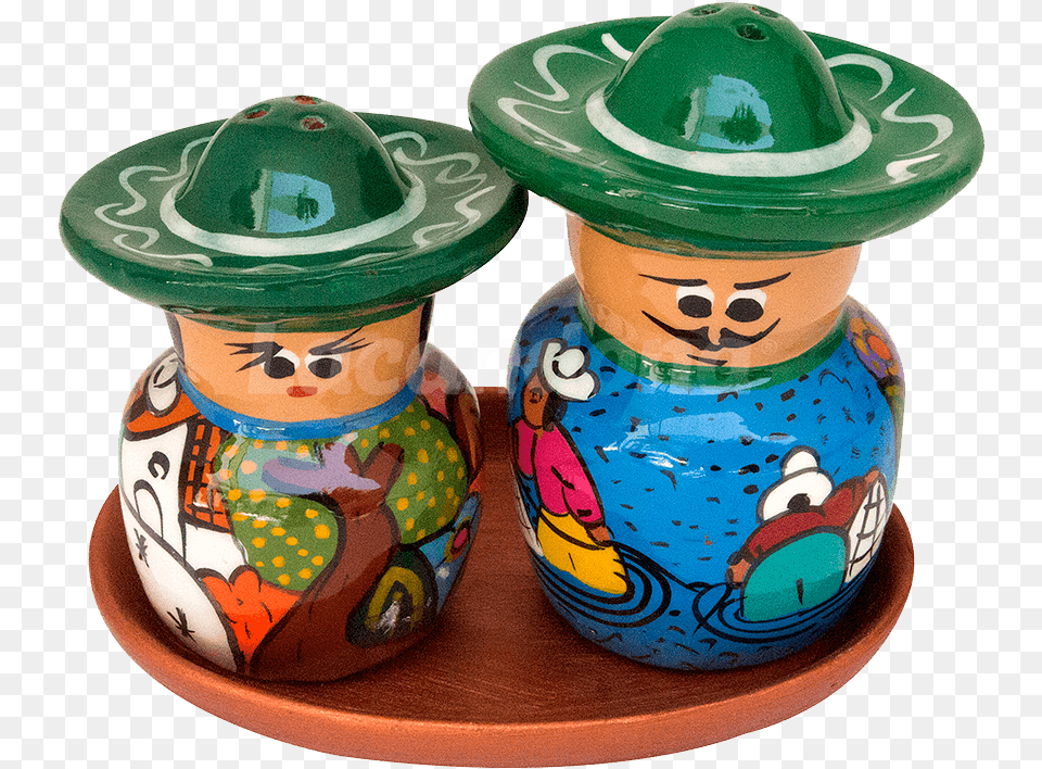 Transparent Salt And Pepper Figurine, Clothing, Pottery, Hat, Jar Png