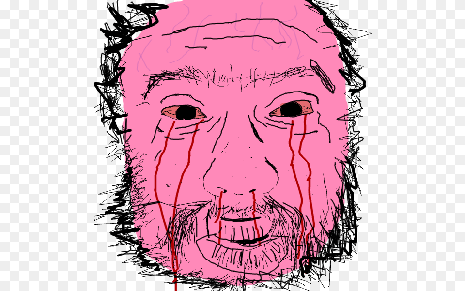 Transparent Sam Hyde Crypto Desperation Meme Wojak, Art, Drawing, Person, Face Free Png