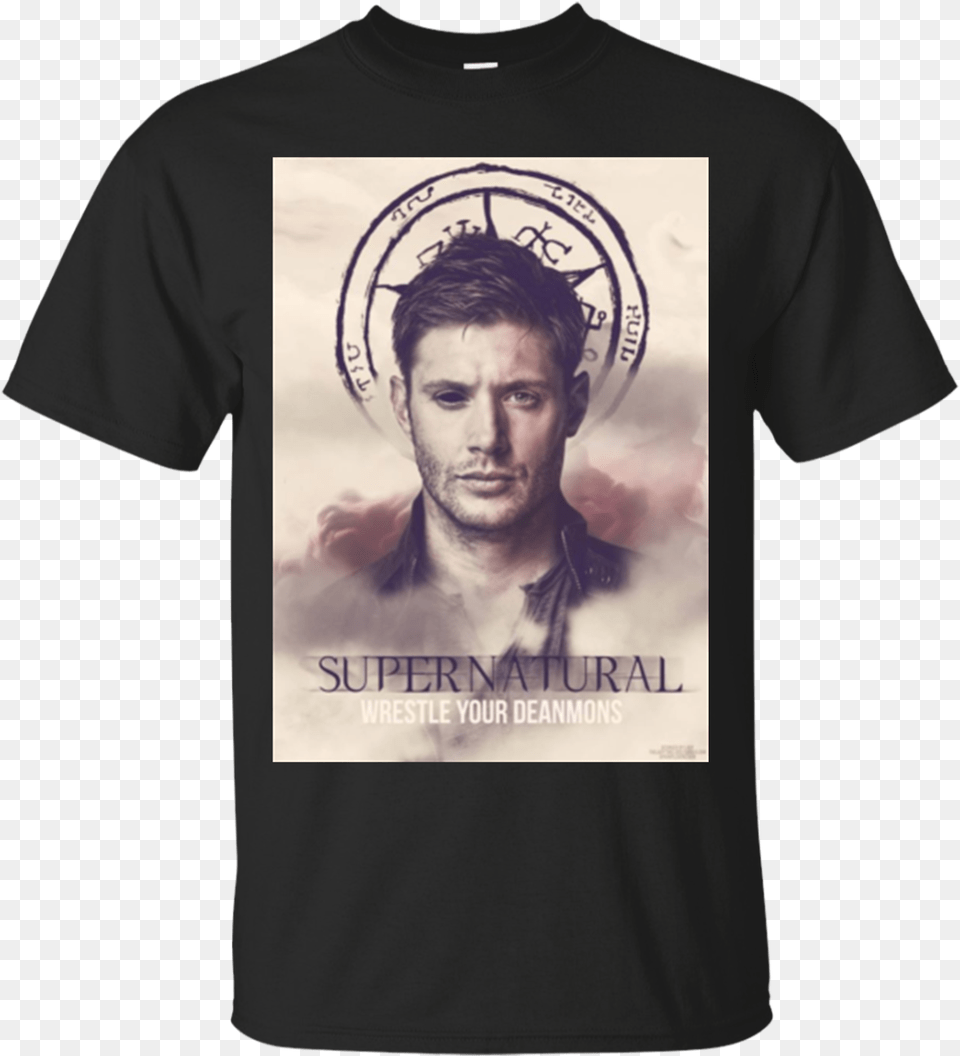 Sam Winchester Supernatural Dean Winchester Half Demon, Clothing, T-shirt, Adult, Male Free Transparent Png