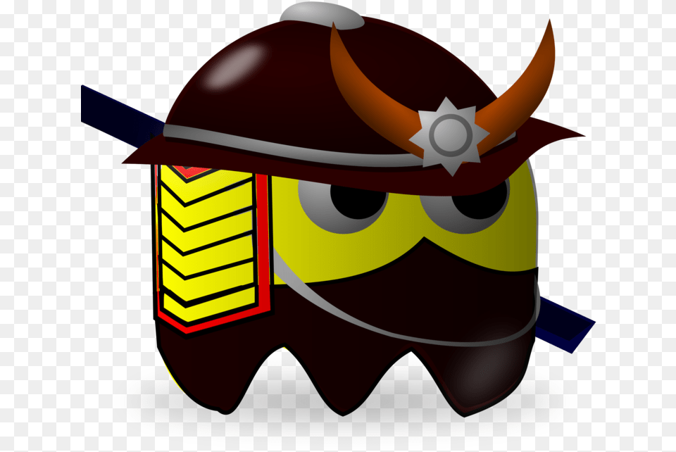 Transparent Samurai Helmet Pacman Samurai Png