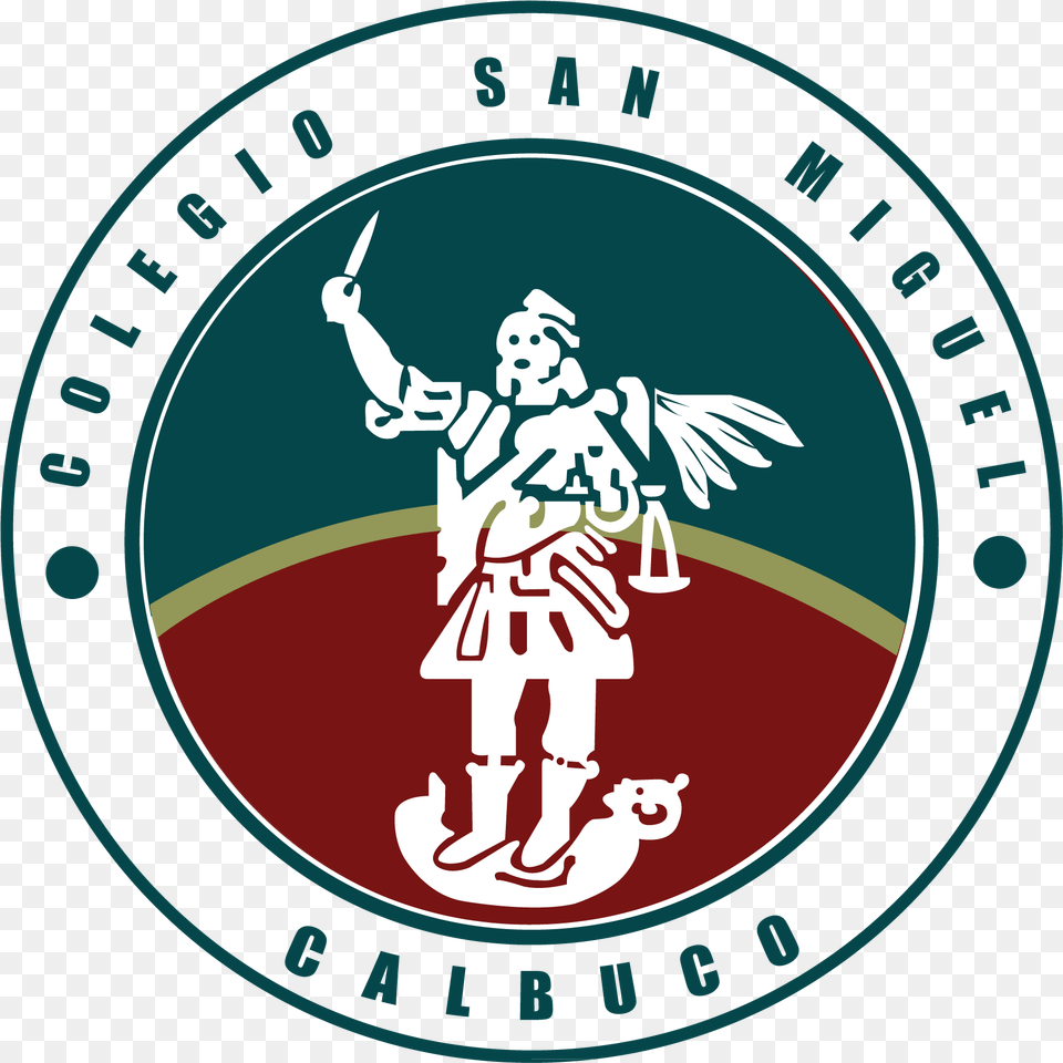 San Miguel Arcangel Colegio San Miguel Calbuco, Emblem, Logo, Symbol, Person Free Transparent Png