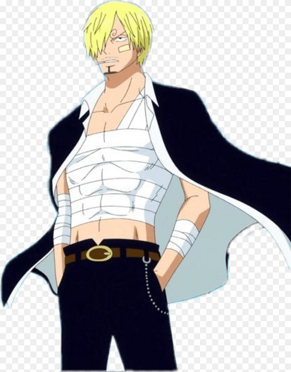 Transparent Sanji One Piece Strong Character, Adult, Publication, Person, Female Free Png Download