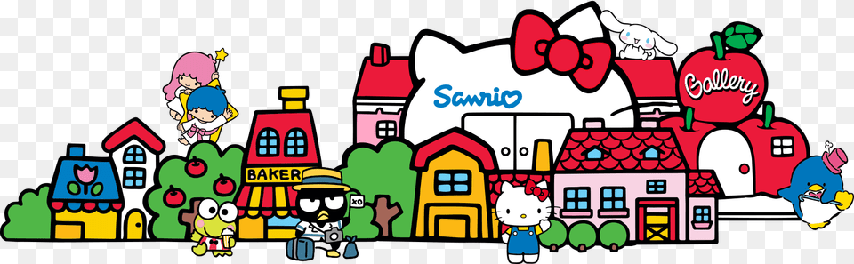 Transparent Sanrio Hello Kitty Sanrio, Neighborhood, Person, Bulldozer, Machine Png